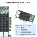 10Gtek 10Gb Dual RJ45 Network Card Adapter