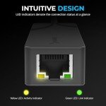 SABRENT USB-C 5G Ethernet Adapter – Aluminum Design