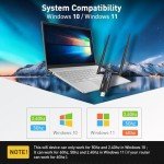 EDUP WiFi 6E Adapter AX3000M for PC
