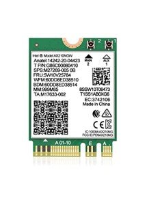 Intel AX210 WiFi 6E Tri-Band Network Card