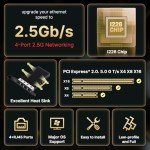 2.5G Quad RJ45 PCI-E Network Adapter