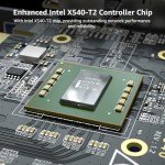 10G PCI-E Network Card with Dual RJ45 Ports