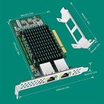 FebSmart 10GbE PCIe Network Adapter - Dual RJ45