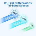 WiFi 7 USB Network Adapter for Gaming 6500Mbps