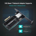 QFly 10Gb PCIe Ethernet Adapter with RJ45 Port