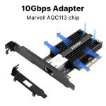 Fenvi 10 GB PCIe Network Card with RJ45 Port