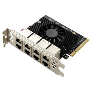 IO Crest 8-Port Gigabit Ethernet Network Adapter