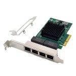 Quad-Port PCIe Gigabit Ethernet Network Adapter