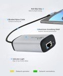 Type-C to Gigabit PoE Ethernet Adapter