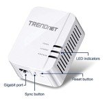 TRENDnet Powerline 1300 AV2 Ethernet Adapter Set