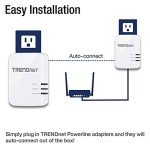 TRENDnet Powerline 1300 AV2 Ethernet Adapter Set