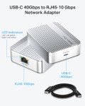 USB 3.0 to Gigabit Ethernet Adapter, Aluminum