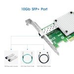 10Gb SFP+ PCI-E Network Card with Intel Chip