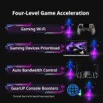 Reyee AX6000 WiFi 6 Gaming Router with Quad-Core CPU