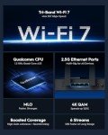 Cudy Wi-Fi 7 Tri-Band Router BE11000 10 Gbps