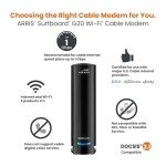 ARRIS G20 Cable Modem Router Combo - WiFi 6