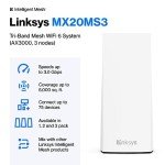 Linksys Atlas WiFi 6 Mesh Router System, 3-Pack