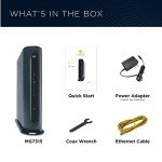 Motorola MG7315 Modem Router Combo - Gigabit Speed