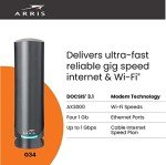 Arris G34-RB DOCSIS 3.1 WiFi 6 Combo
