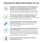 Motorola MG7315 Modem Router Combo - Gigabit Speed