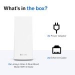 Linksys Atlas WiFi 6 Mesh System, Dual-Band