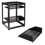 ECHOGEAR 15U Open Frame Rack with Vented Shelves