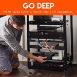 ECHOGEAR 15U Heavy Duty Open Frame Wall Rack