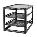 TECMOJO 12U Open Frame Network Rack with Shelves
