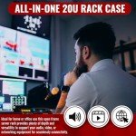 Vivlly 20U Open Frame Rack for Servers and Networking