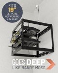 ECHOGEAR 10U Wall Mount Network Rack with Shelves