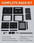ECHOGEAR 9U Enclosed Wall Mount Rack Kit