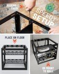 ECHOGEAR 10U Wall Mount Network Rack with Shelves