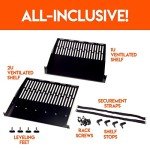 ECHOGEAR 20U Open Frame Wall Rack for AV Gear