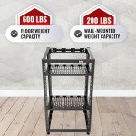 Vivlly 20U Open Frame Rack for Servers and Networking