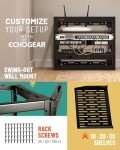 ECHOGEAR 10U Wall Mount Network Rack with Shelves