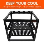 ECHOGEAR 10U Heavy Duty Open Frame Rack