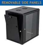 Tedgetal 12U Wall Mount Server Rack Cabinet