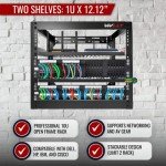 Vivlly 10U Open Frame Rack for Servers and Networking