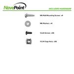 NavePoint 6U Wall Mount Server Rack, 19" Capacity