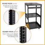 RIVECO OFCO 18U Rolling Network Rack with Shelf