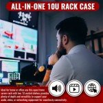 Vivlly 10U Open Frame Rack for Servers and Networking