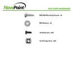 NavePoint 9U Open Frame Wall Mount Rack