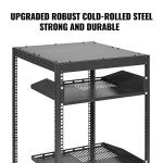 VEVOR 15U Wall Mount Server Rack with Shelves