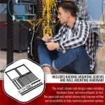 Vivlly 10U Open Frame Rack for Servers and Networking