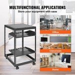 VEVOR 15U Wall Mount Server Rack with Shelves