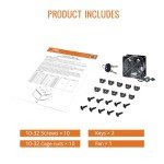 Tecmojo 6U Wall Mount Server Cabinet with Lockable Door