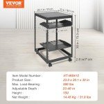 VEVOR 15U Wall Mount Server Rack with Shelves