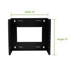 NavePoint 9U Extendable Wall Mount Network Rack