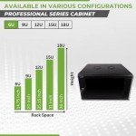 Navepoint 6U Wallmount Network Rack with Locking Door