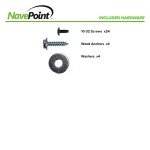 NavePoint 9U Extendable Wall Mount Network Rack
